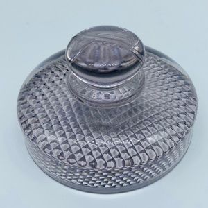 Antique Old Amethyst Glass Heavy Paperweight